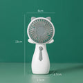 KingStyle Cute Antler Handheld Mini Fan — Rechargeable Portable Cooling Fan