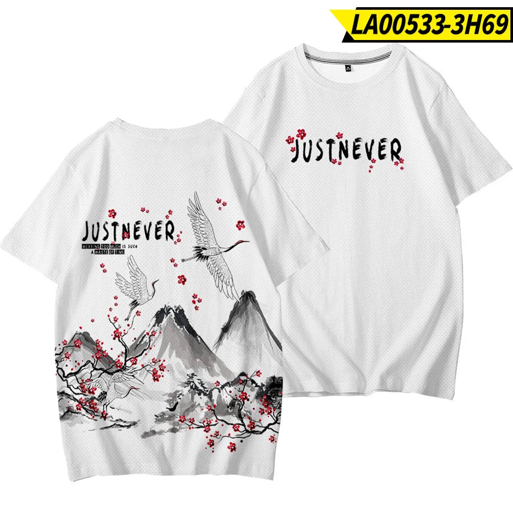 KingStyle Ukiyo Print Streetwear Tee