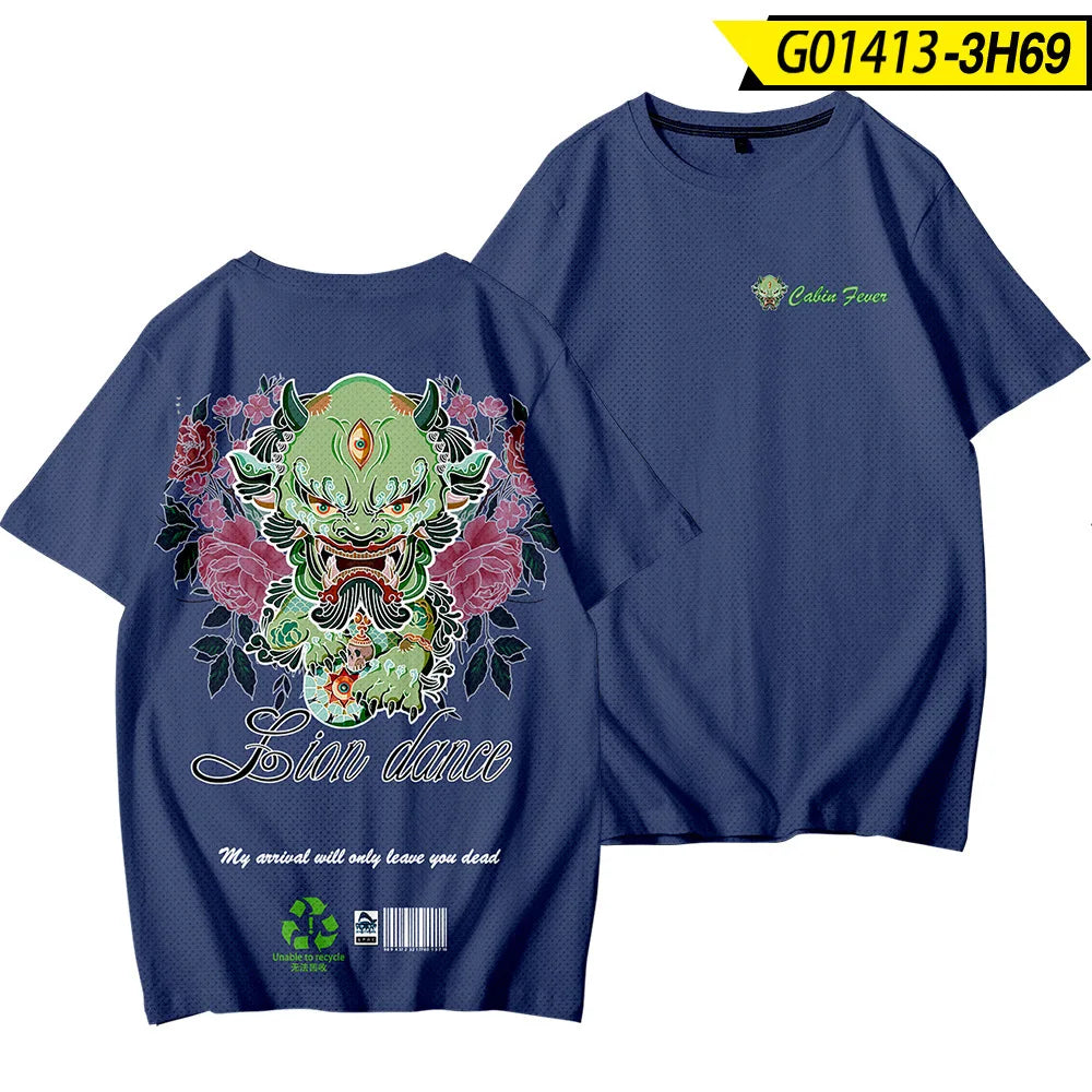 KingStyle Ukiyo Print Streetwear Tee