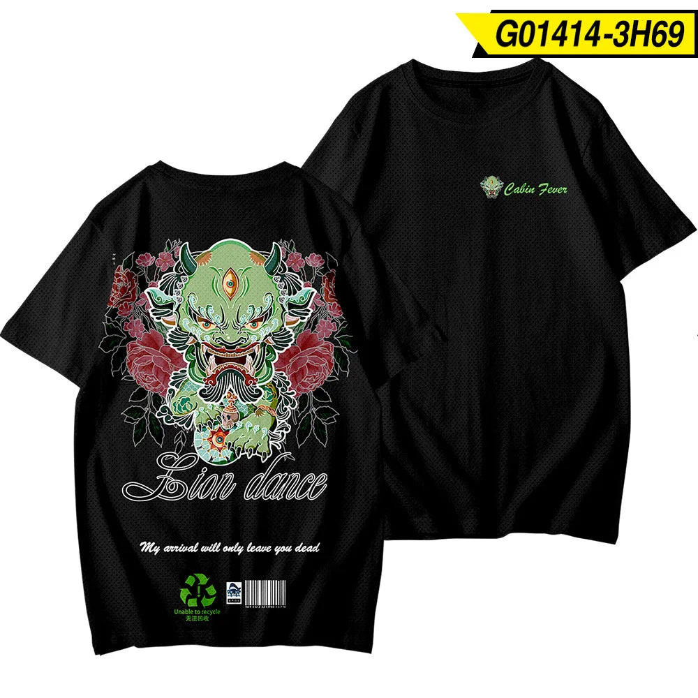 KingStyle Ukiyo Print Streetwear Tee