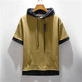 T Shirt Men Summer Casual  Short Sleeve Hoodie Streetwear Top Tees Blouse Casual Men T Shirt Hip Hop Men t-shirts camisas hombre