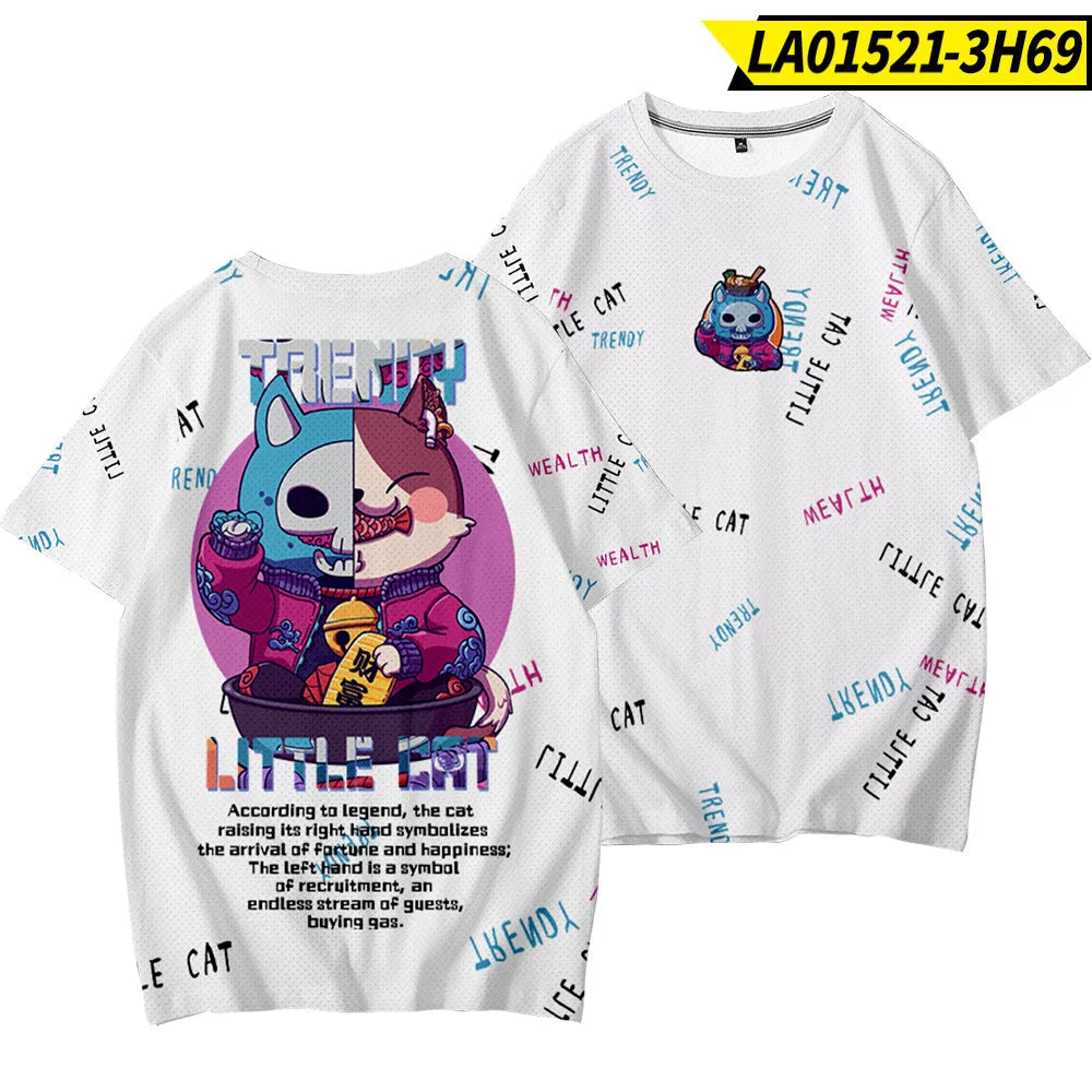 KingStyle Ukiyo Print Streetwear Tee