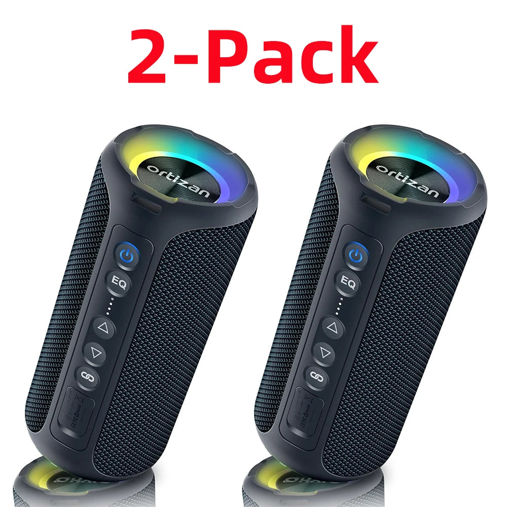 Ortizan 40W Portable Bluetooth Speaker IPX7 Waterproof