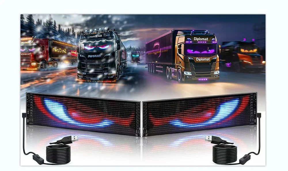 Bluetooth Programmable LED Matrix Pixel Display Panel