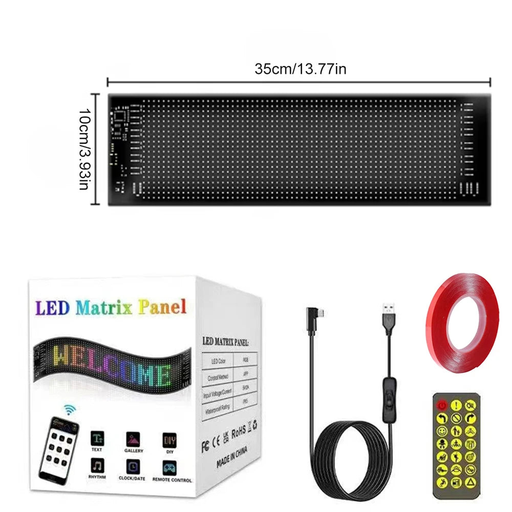 Bluetooth Programmable LED Matrix Pixel Display Panel