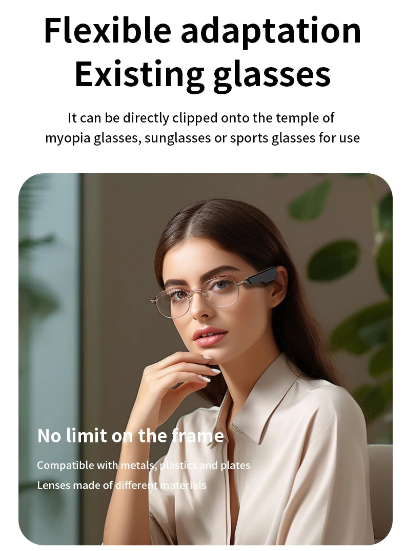 Bluetooth Air Conduction Glasses Headphones