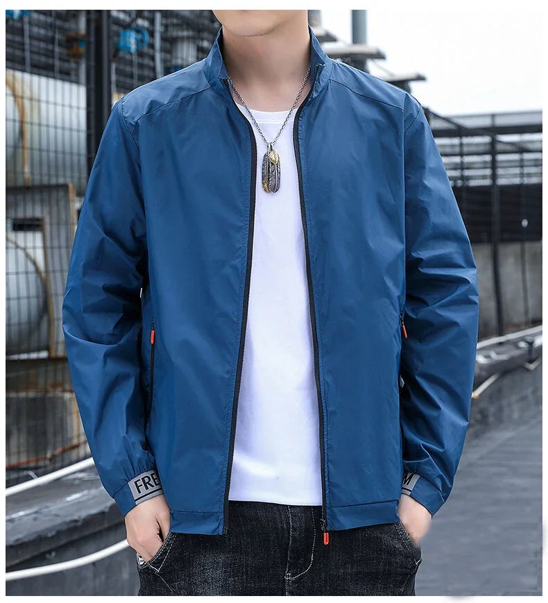 KingStyle Men's Lightweight Bomber Jacket
