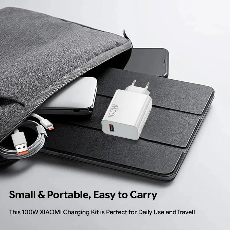 Xiaomi 100W Turbo Fast Charger with USB-C Cable