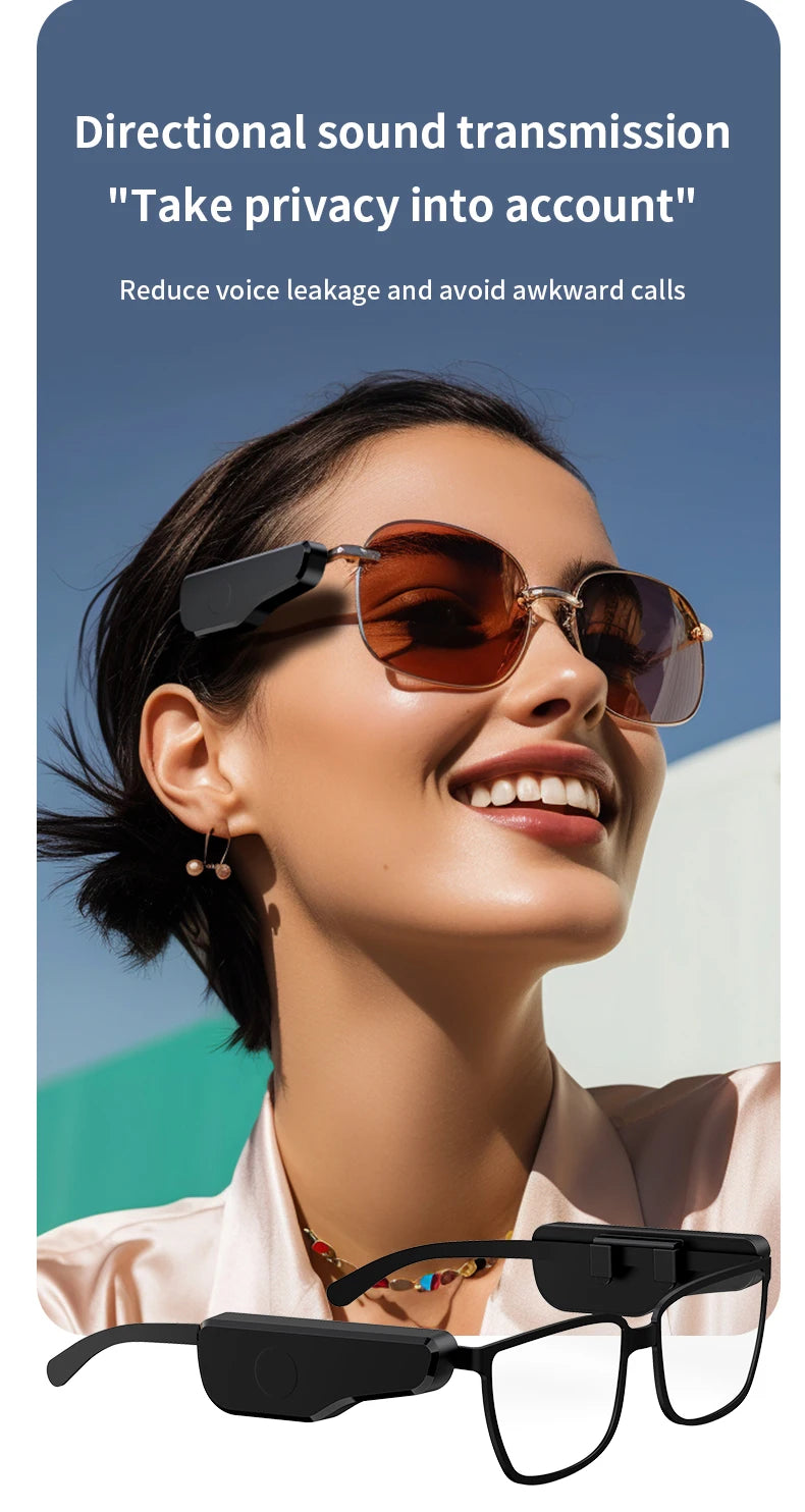 Bluetooth Air Conduction Glasses Headphones