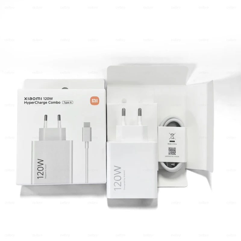 Xiaomi 120W Turbo Fast Charger Set