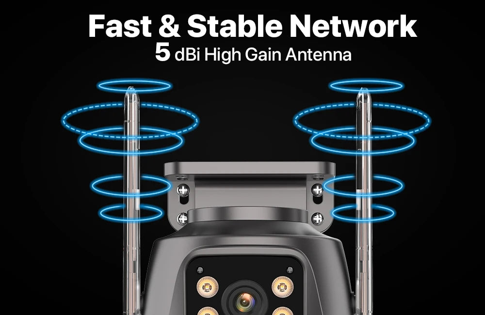 4K 8MP Outdoor WiFi PTZ Security Camera