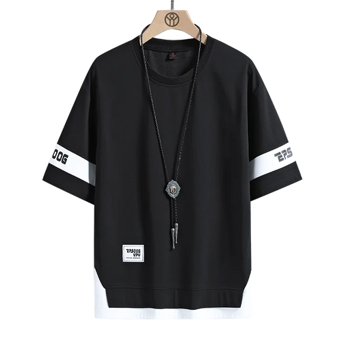 2026 Summer Hip Hop Loose Tshirts Mens Streetwear T-Shirts Casual Classic Short Sleeves Black White Tshirt Tees Oversize 5Xl