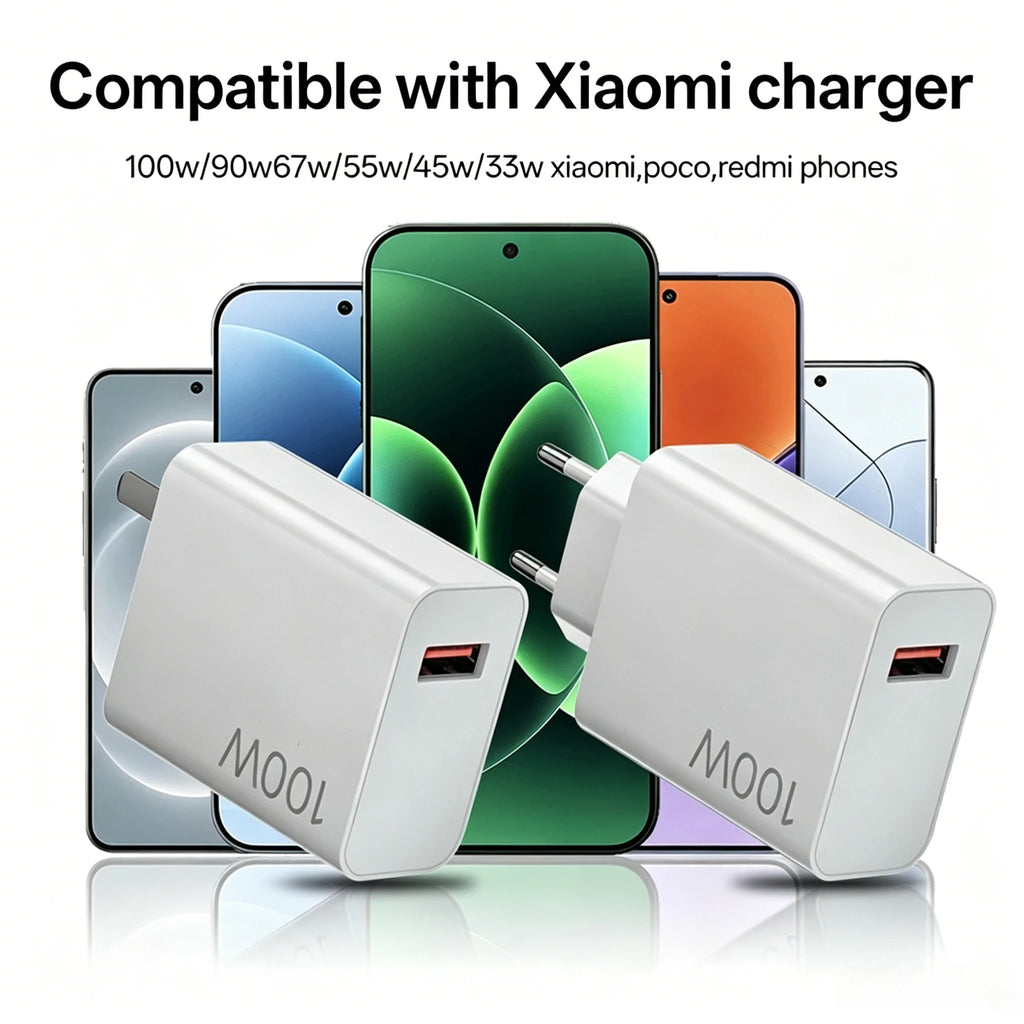 Xiaomi 100W Turbo Fast Charger with USB-C Cable