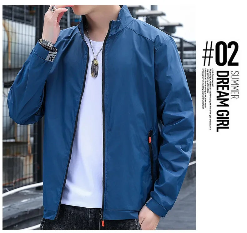 KingStyle Men's Lightweight Bomber Jacket