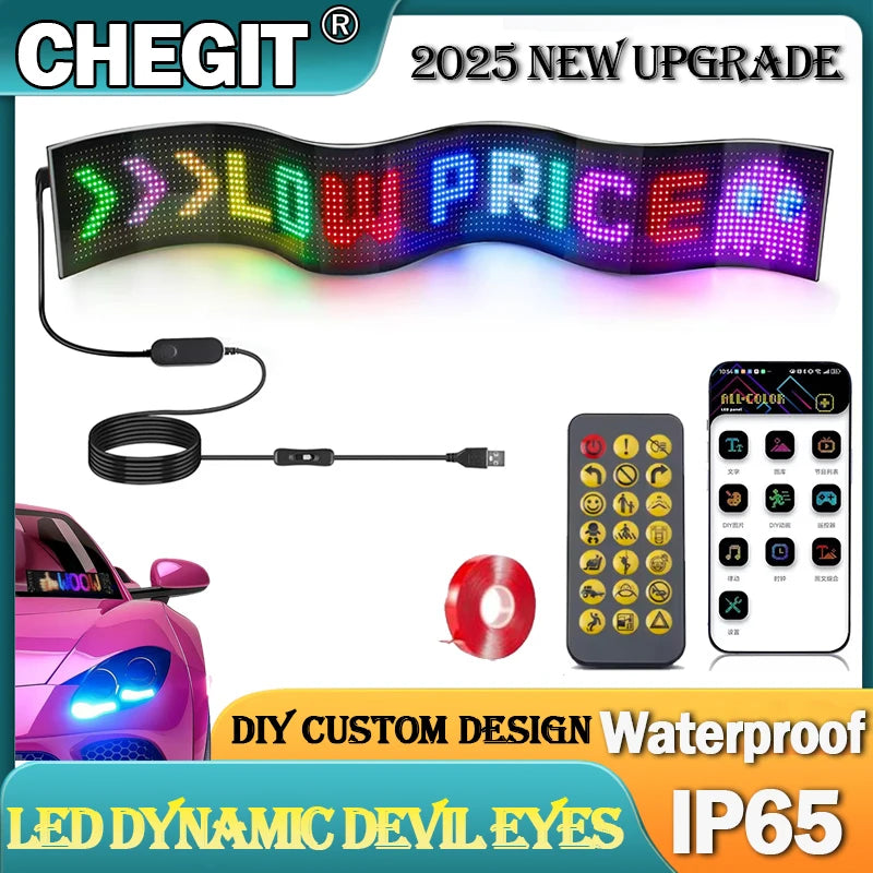 Bluetooth Programmable LED Matrix Pixel Display Panel