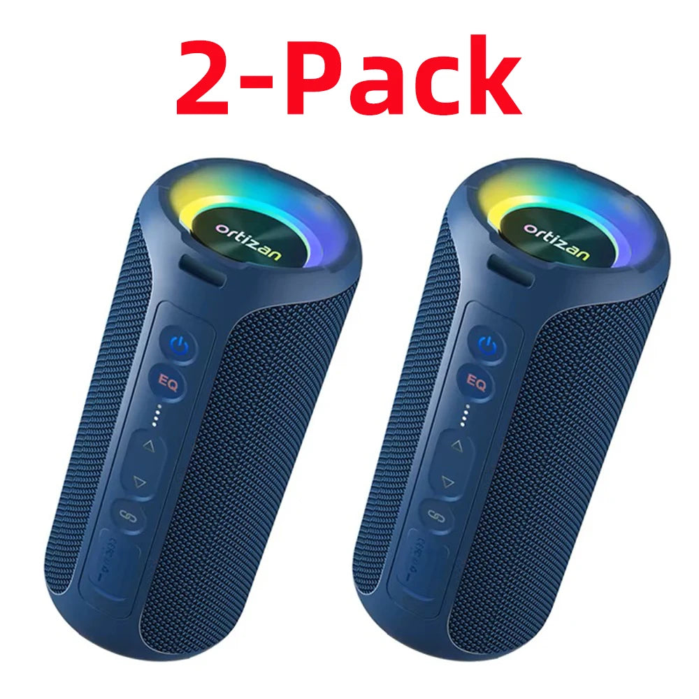 Ortizan 40W Portable Bluetooth Speaker IPX7 Waterproof