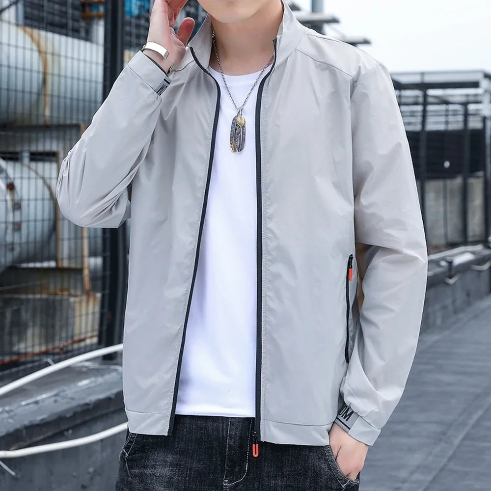 KingStyle Men's Lightweight Bomber Jacket