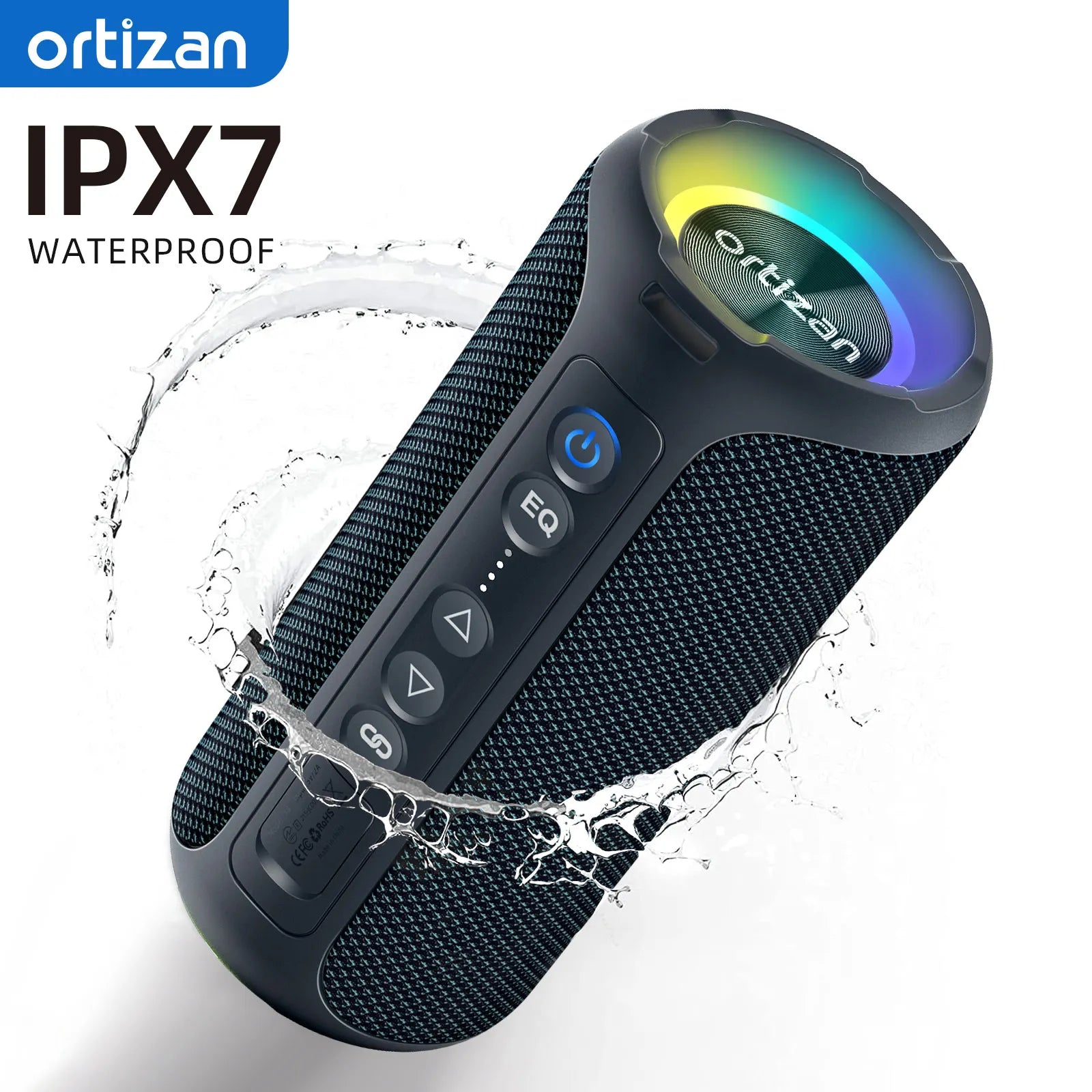 Ortizan 40W Portable Bluetooth Speaker IPX7 Waterproof