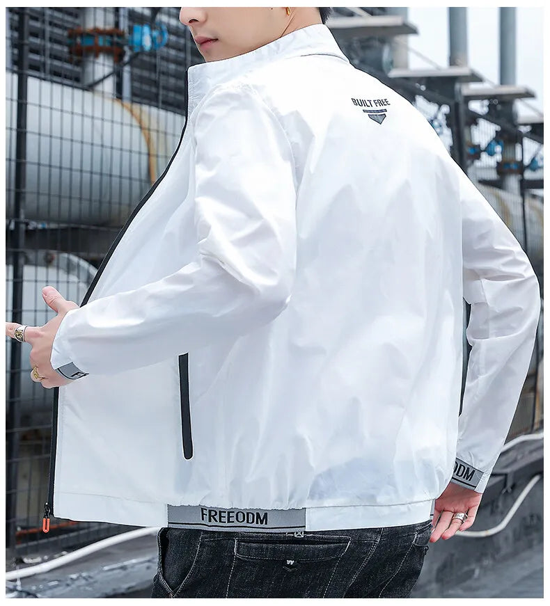 KingStyle Men's Lightweight Bomber Jacket