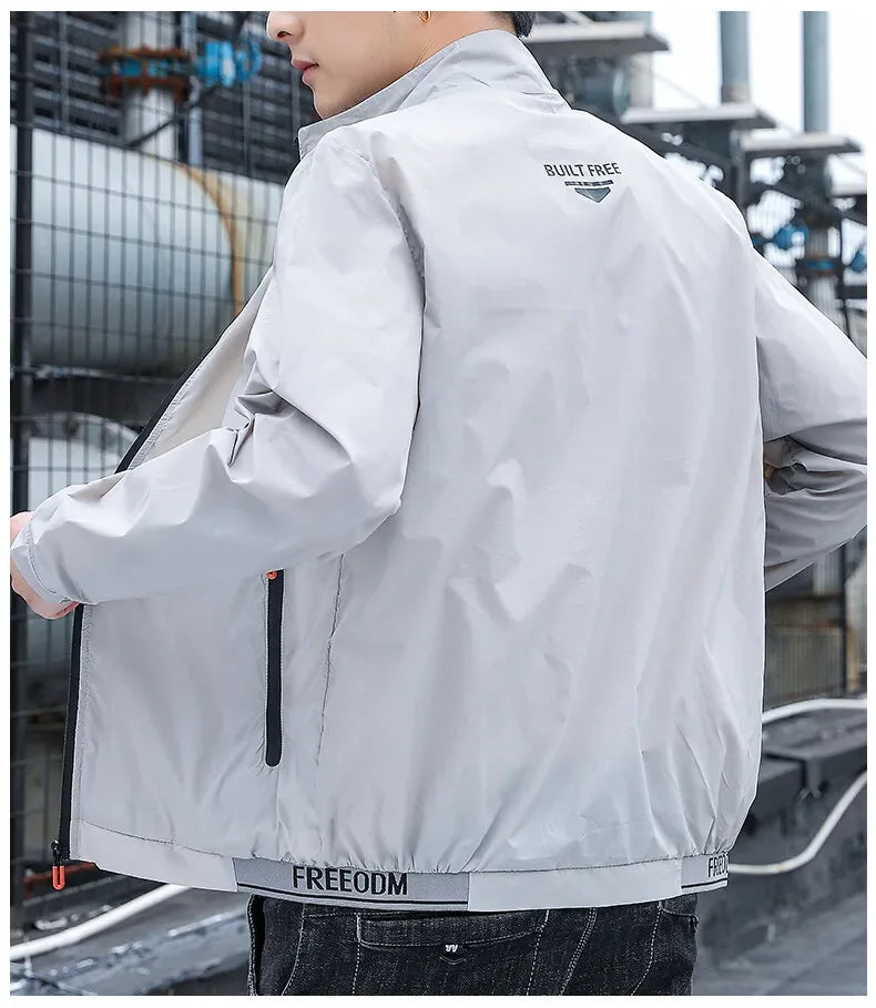 KingStyle Men's Lightweight Bomber Jacket