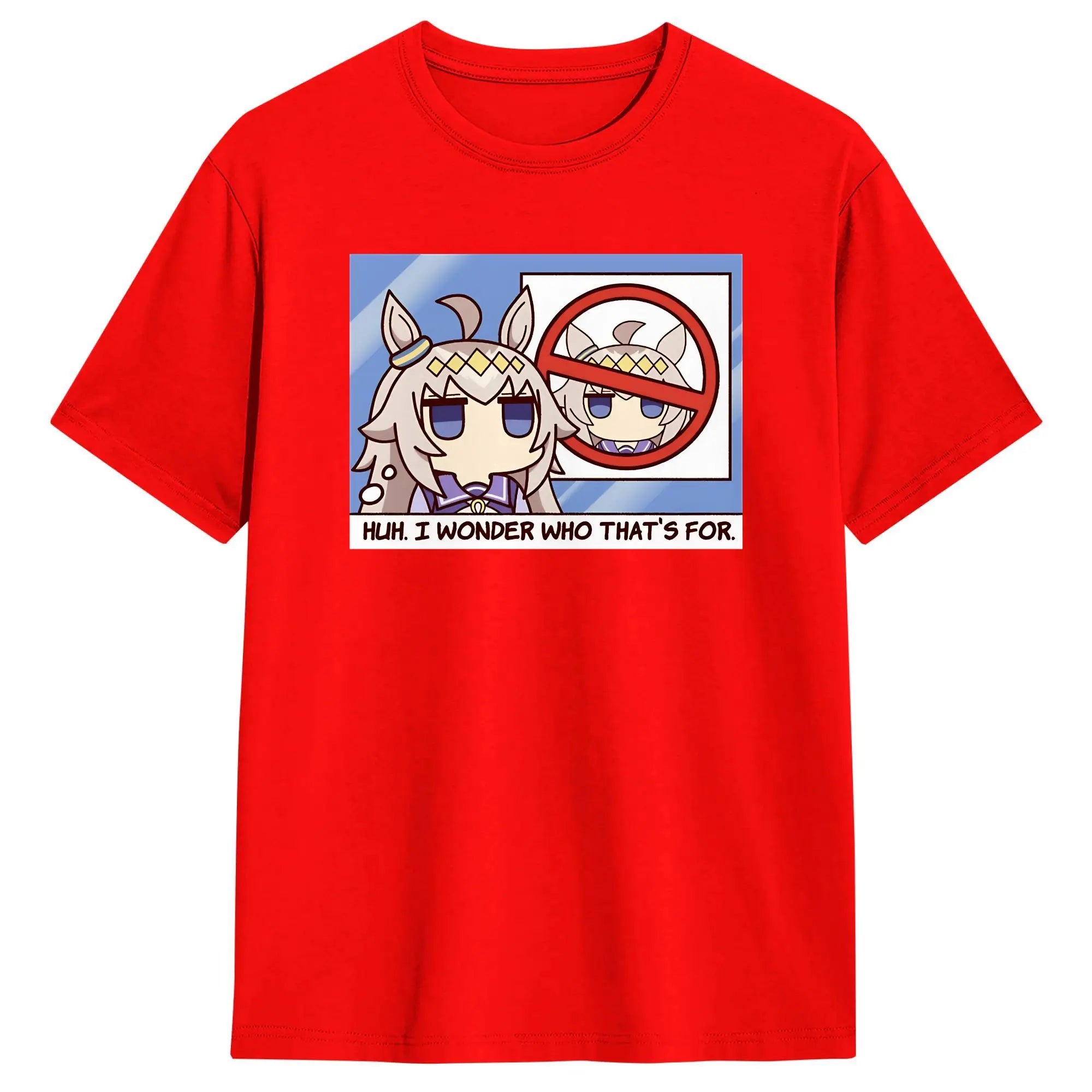 Streetwear T-Shirt Summer Oguri Cap Hip Hop T Shirts Uma Musume Cotton Tshirt for Men Y2K Casual Short Sleeve Top Tees