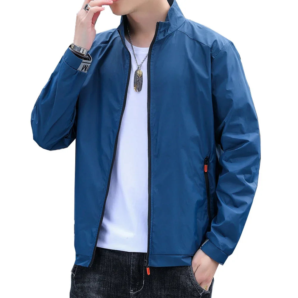 KingStyle Men's Lightweight Bomber Jacket