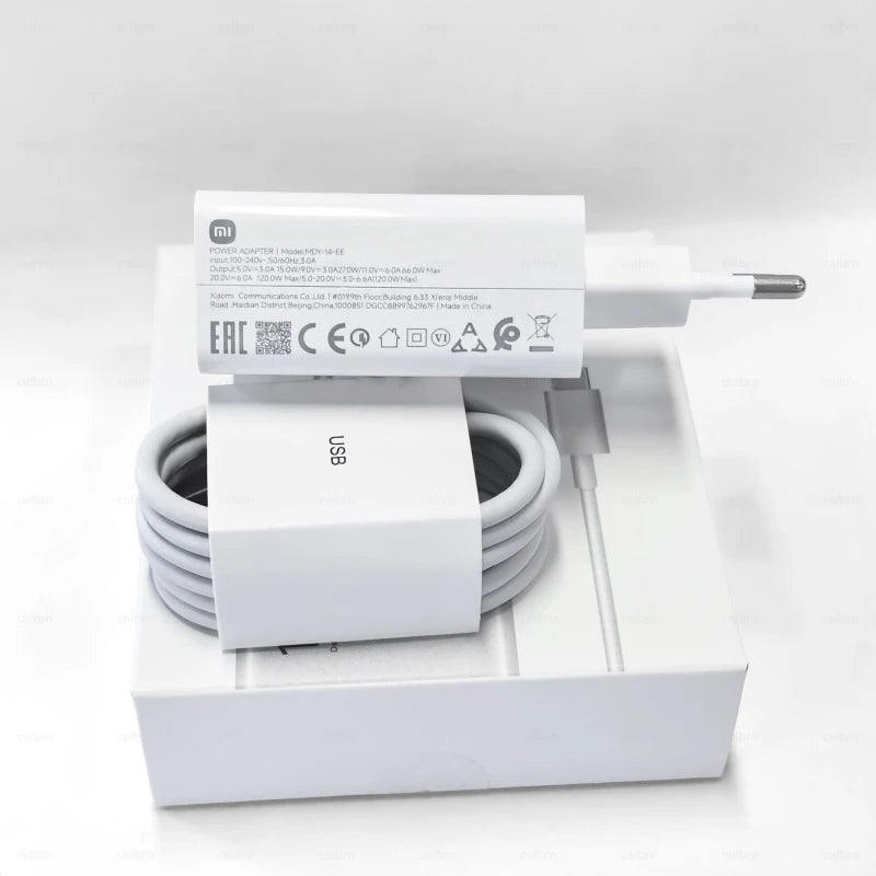 Xiaomi 120W Turbo Fast Charger Set