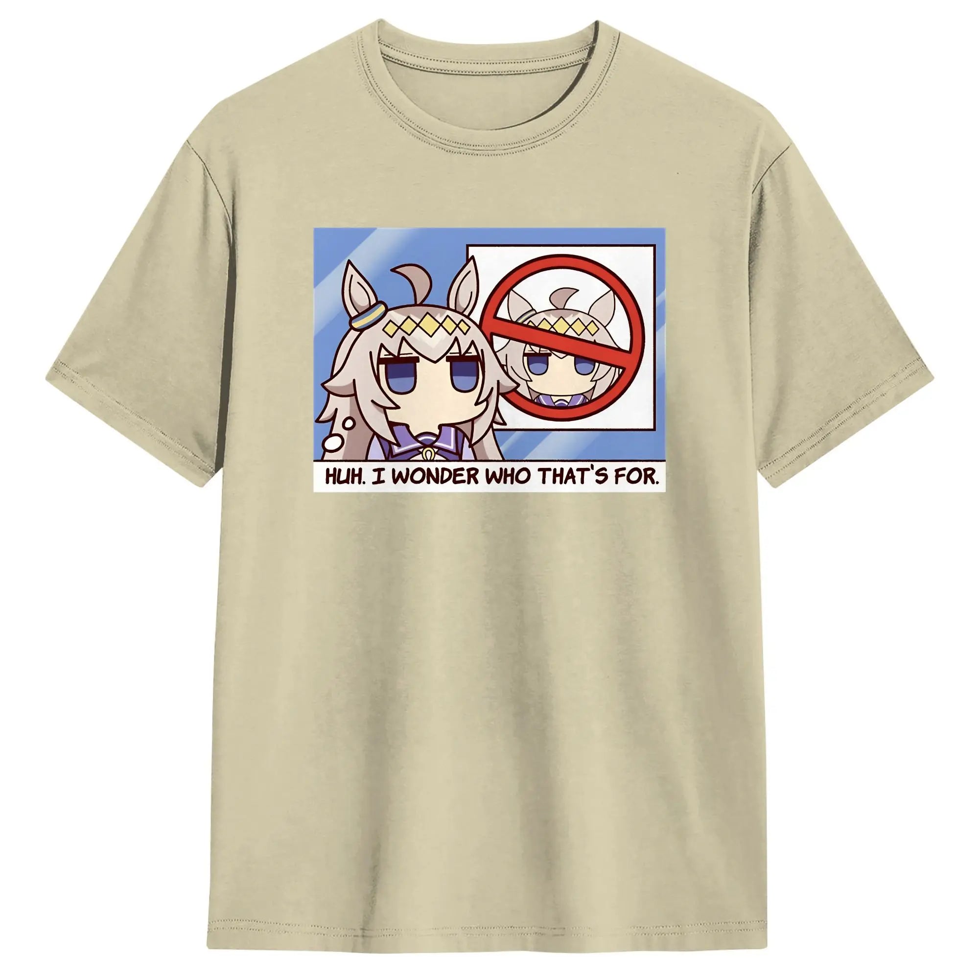 Streetwear T-Shirt Summer Oguri Cap Hip Hop T Shirts Uma Musume Cotton Tshirt for Men Y2K Casual Short Sleeve Top Tees