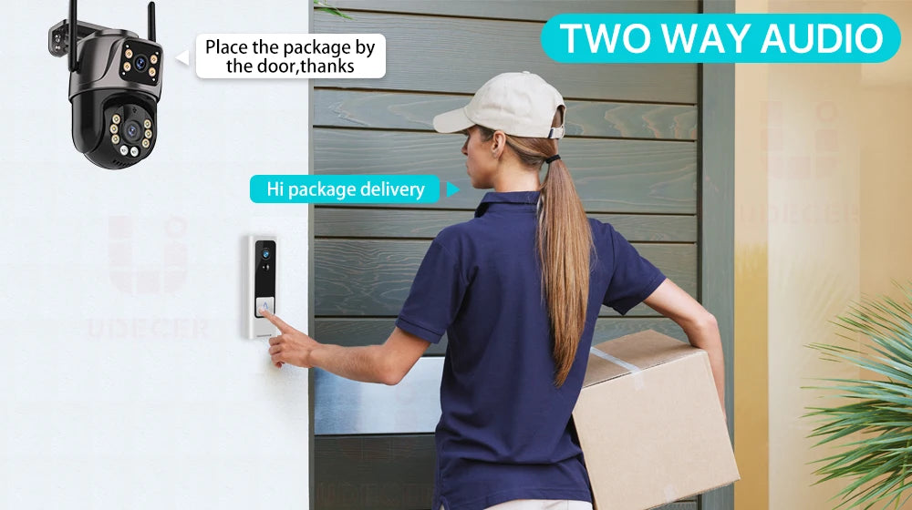 4K 8MP Outdoor WiFi PTZ Security Camera