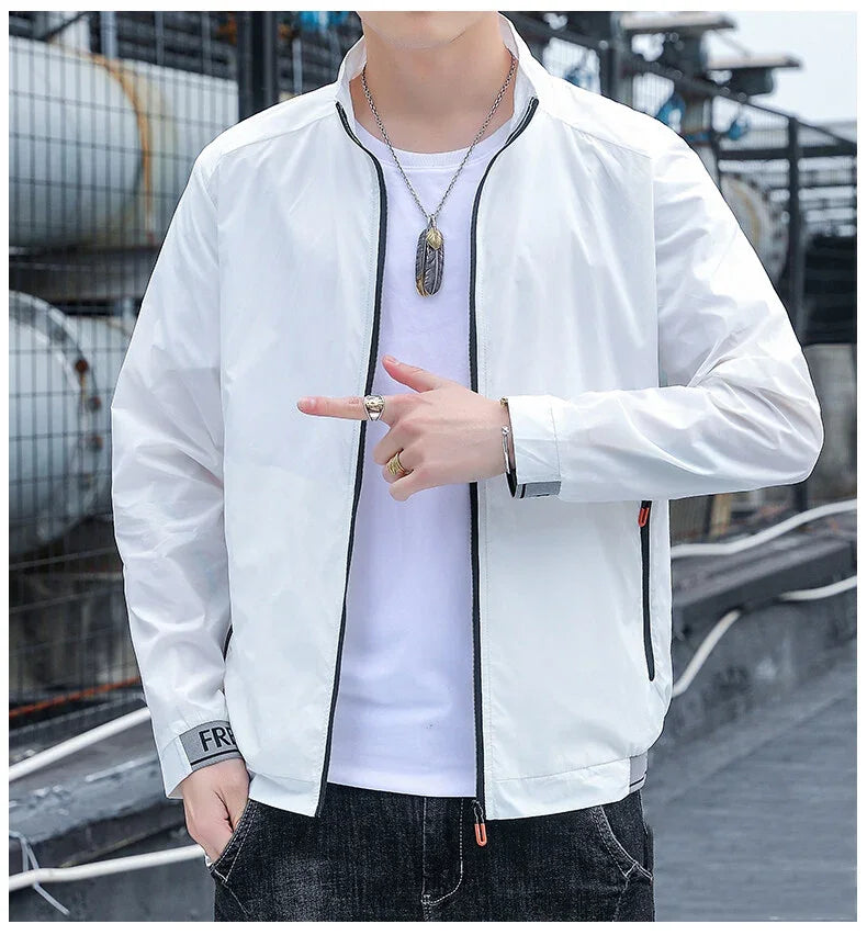 KingStyle Men's Lightweight Bomber Jacket