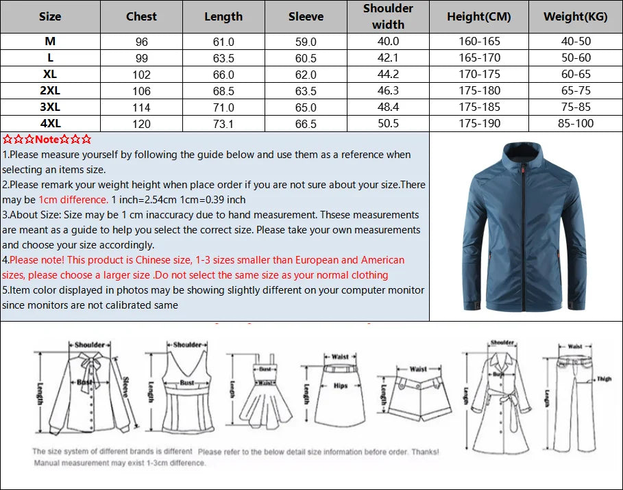 KingStyle Men's Lightweight Bomber Jacket
