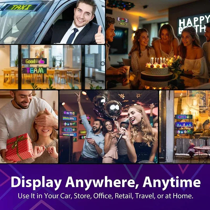 Bluetooth Programmable LED Matrix Pixel Display Panel