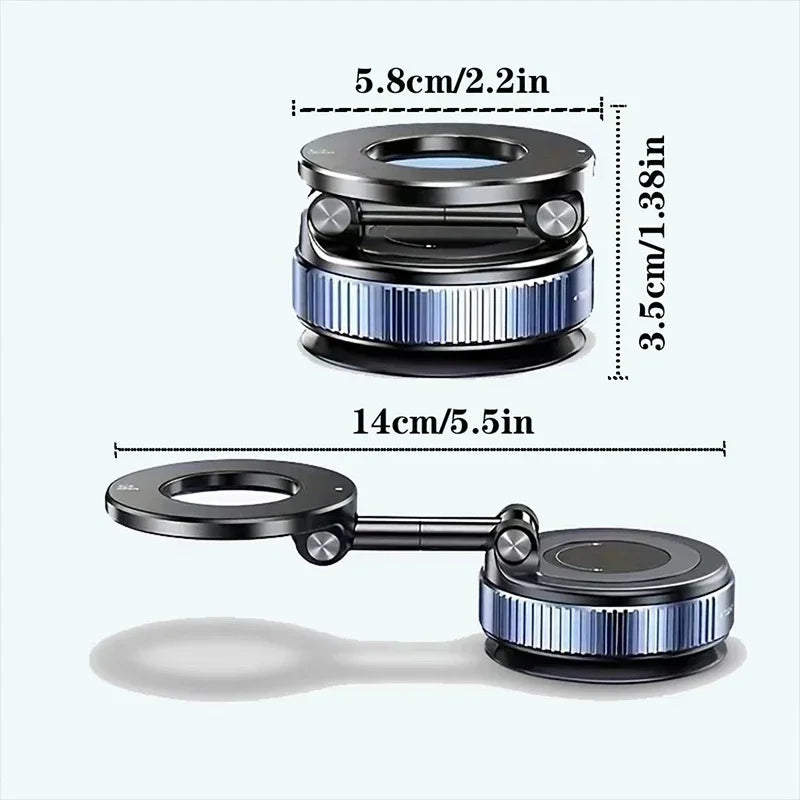 360° Magnetic Car Phone Holder with Strong Suction