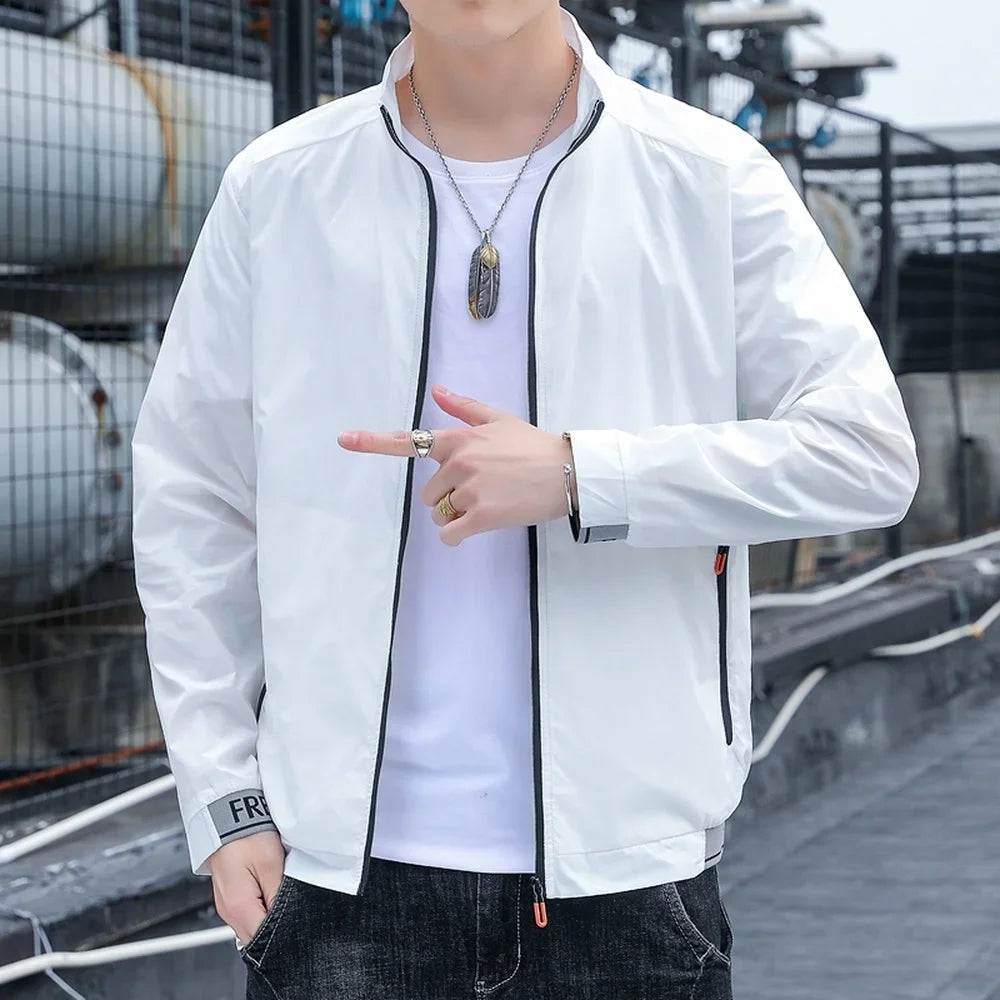 KingStyle Men's Lightweight Bomber Jacket