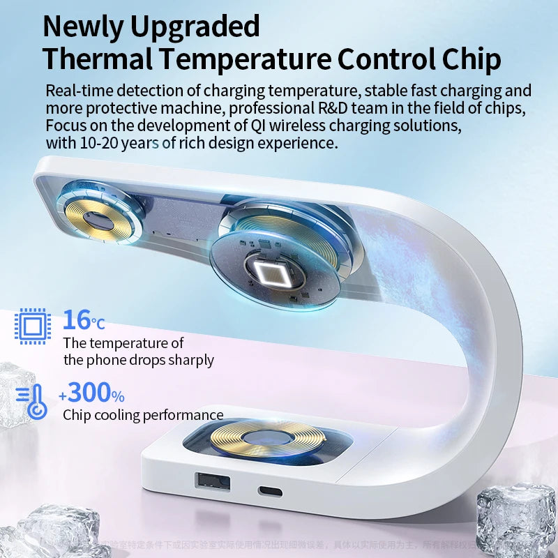 4-in-1 Magnetic Wireless Charging Stand for iPhone