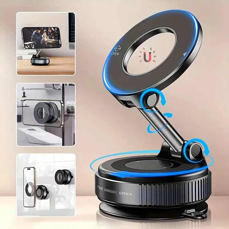 Foldable MagSafe Magnetic Phone Holder for Car & Desk