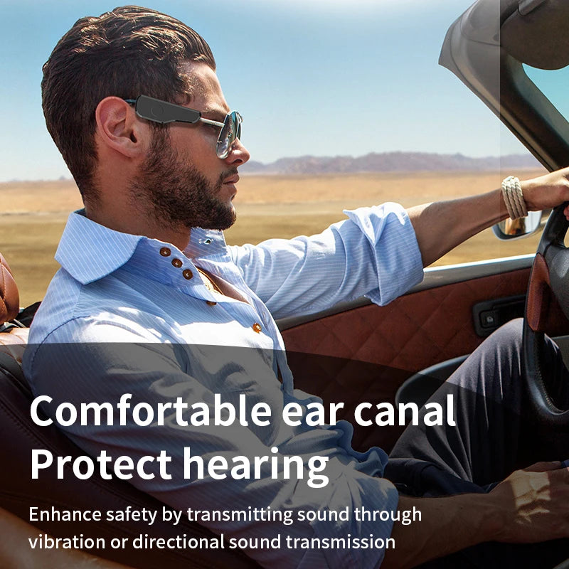 Bluetooth Air Conduction Glasses Headphones