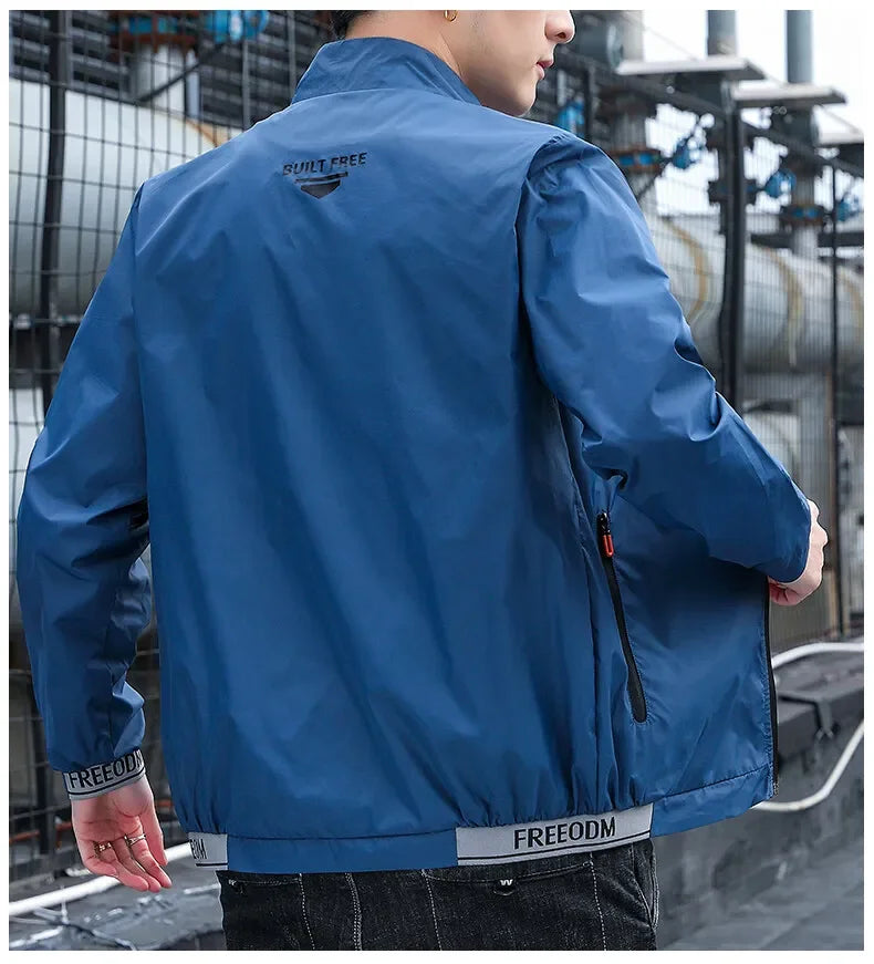 KingStyle Men's Lightweight Bomber Jacket