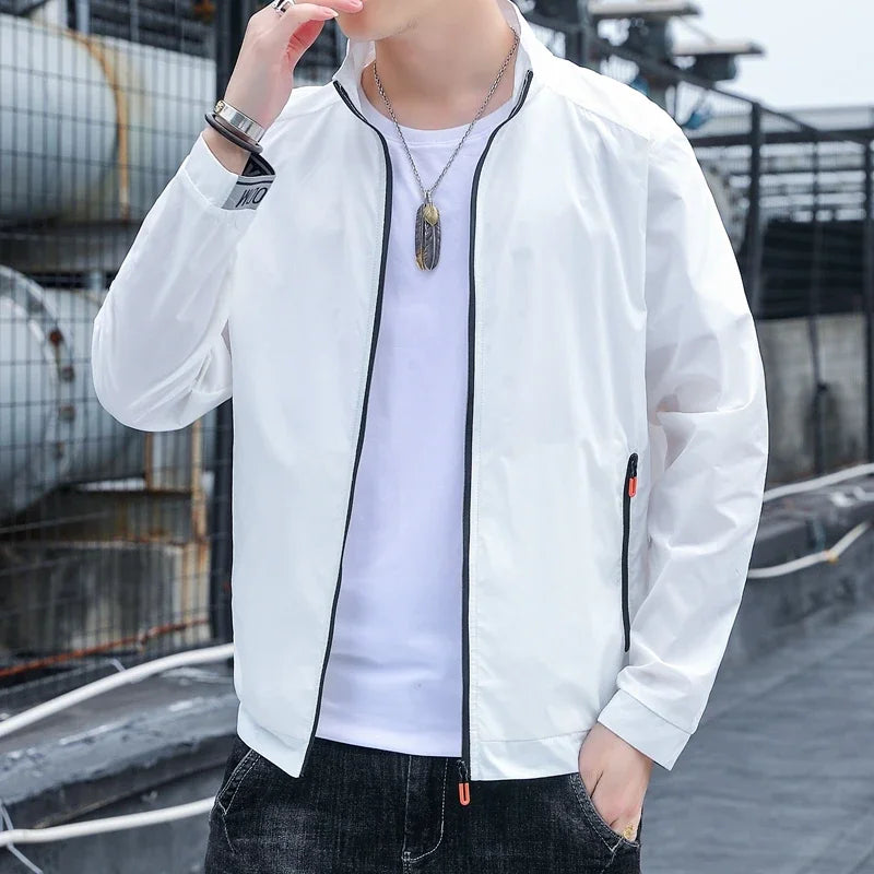 KingStyle Men's Lightweight Bomber Jacket