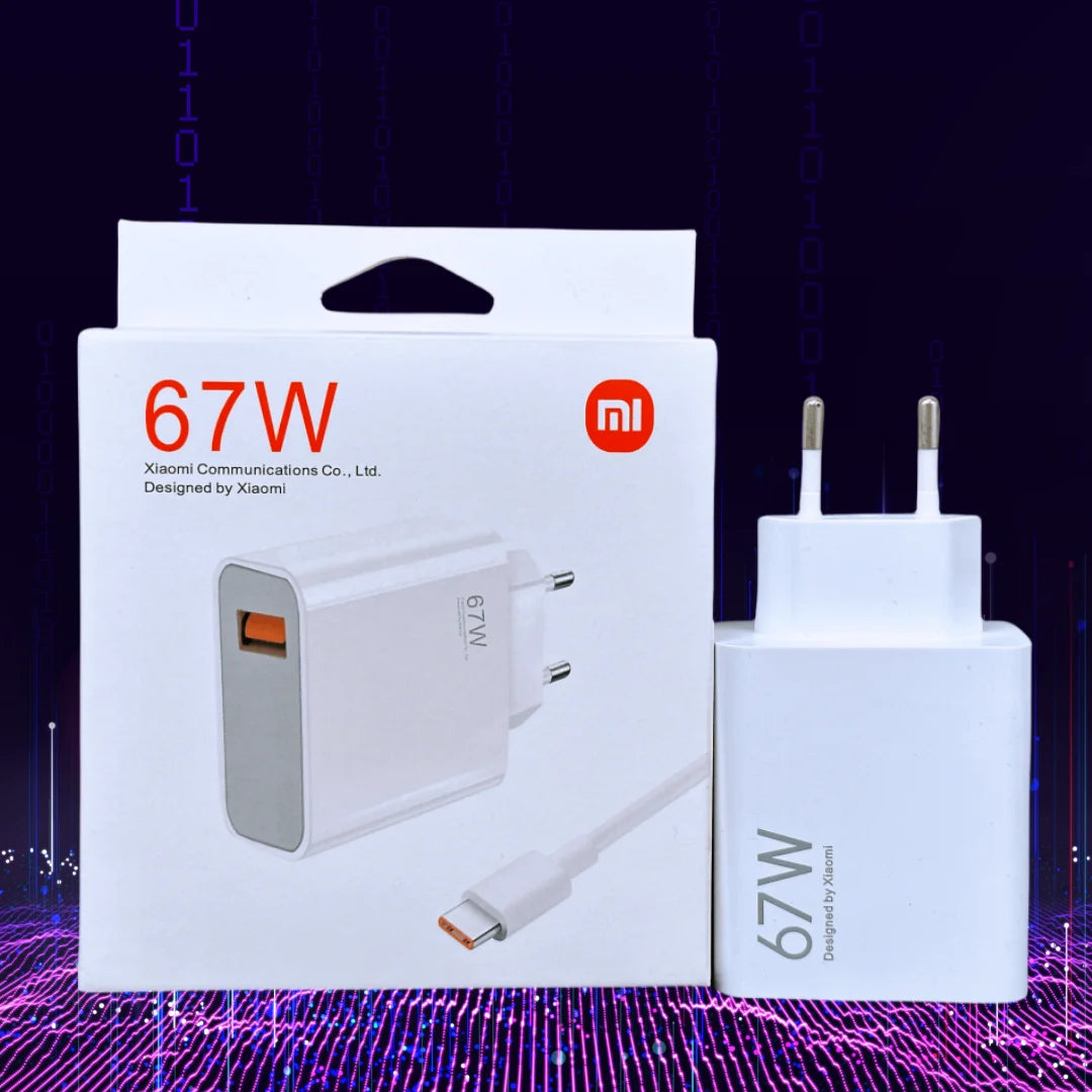 Xiaomi 67W GaN Turbo Fast Charger with USB-C Cable