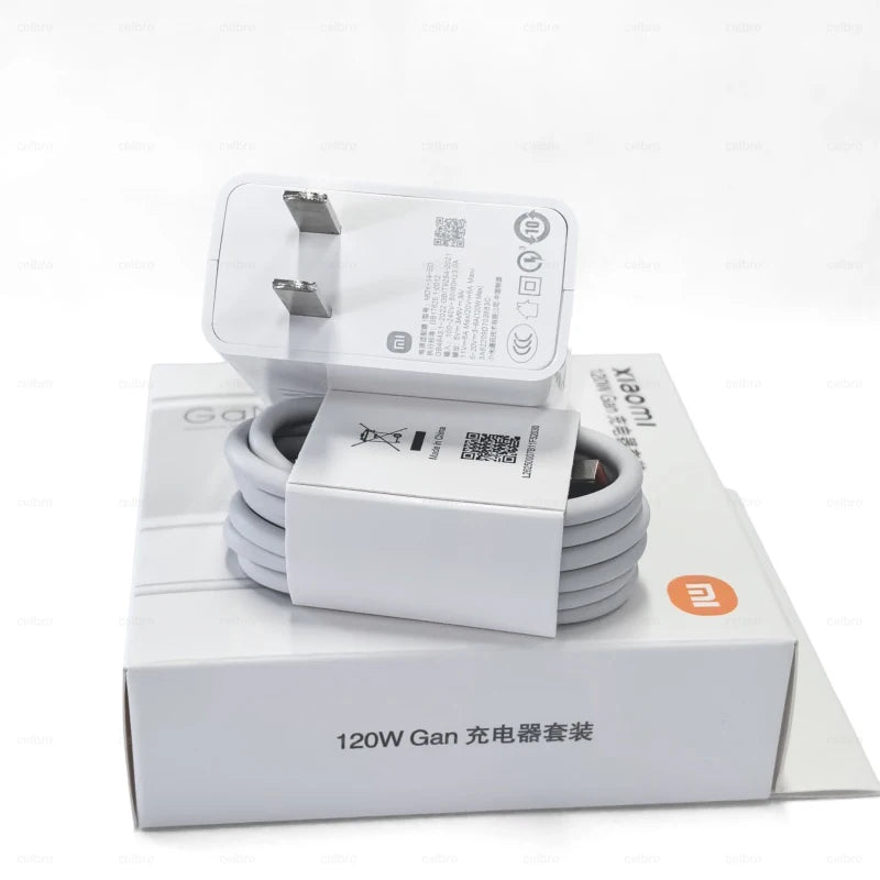 Xiaomi 120W Turbo Fast Charger Set