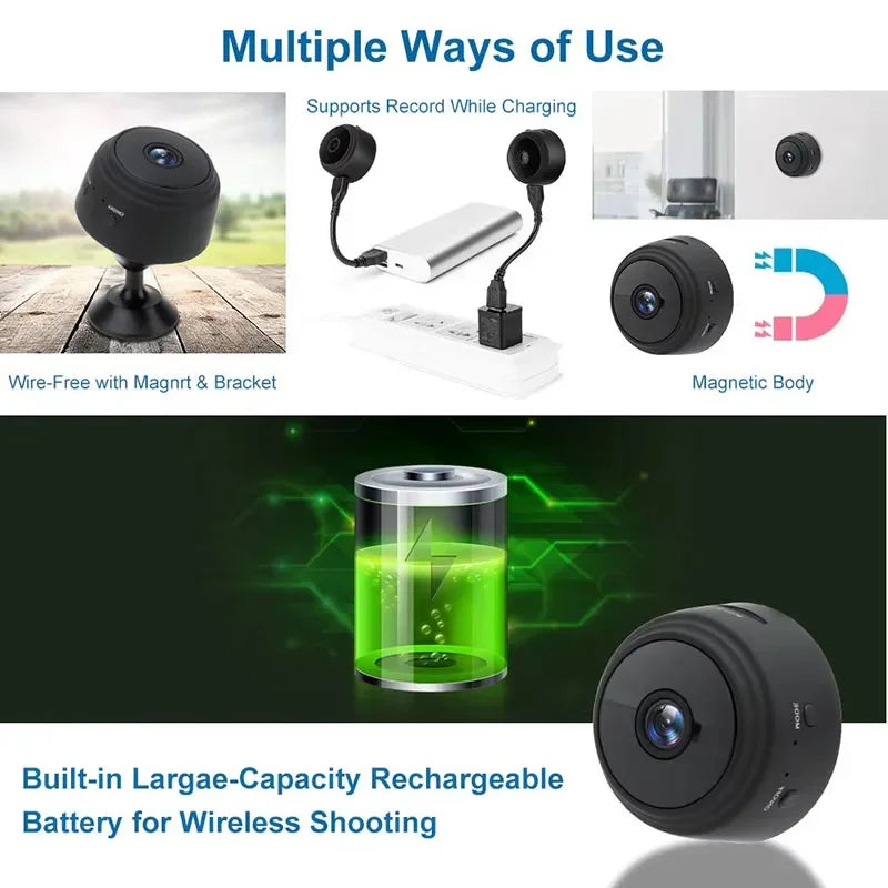 A9 Mini 1080p Wireless WiFi Security Camera