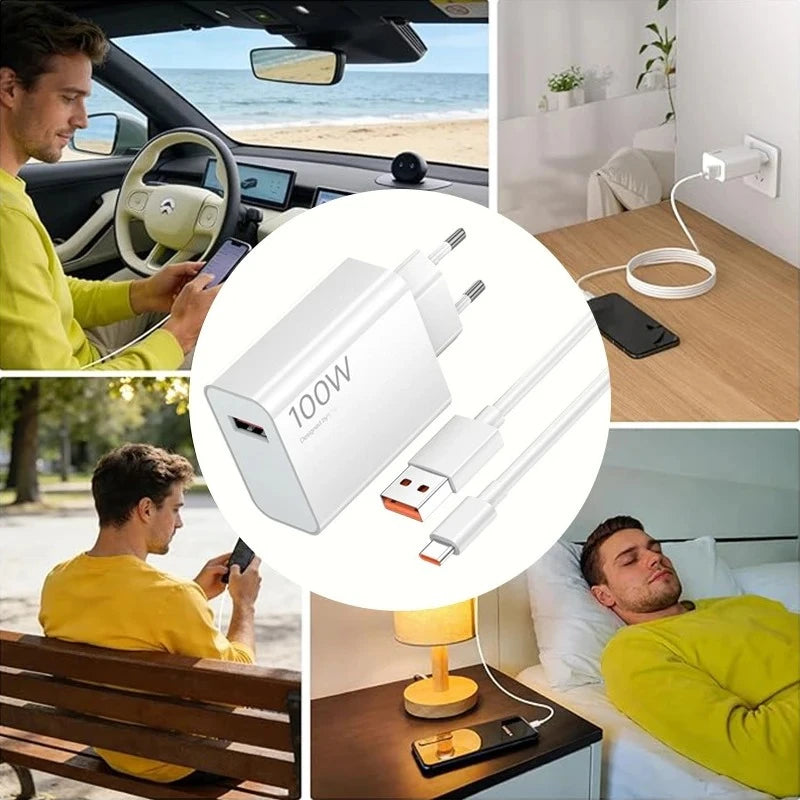 Xiaomi 100W Turbo Fast Charger with USB-C Cable