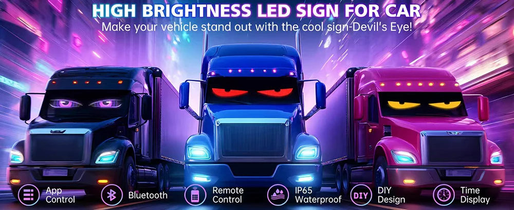 Bluetooth Programmable LED Matrix Pixel Display Panel