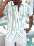Summer Casual Tropical Shirt Men HawaiianMan Women Short Sleeve Fashion Print Breathable Beach Party Tops