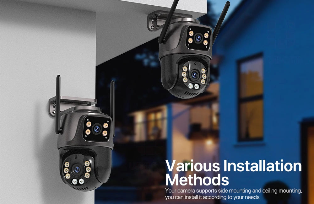 4K 8MP Outdoor WiFi PTZ Security Camera