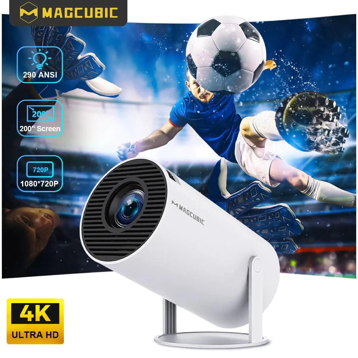MAGCUBIC HY300 Pro Smart Mini Projector