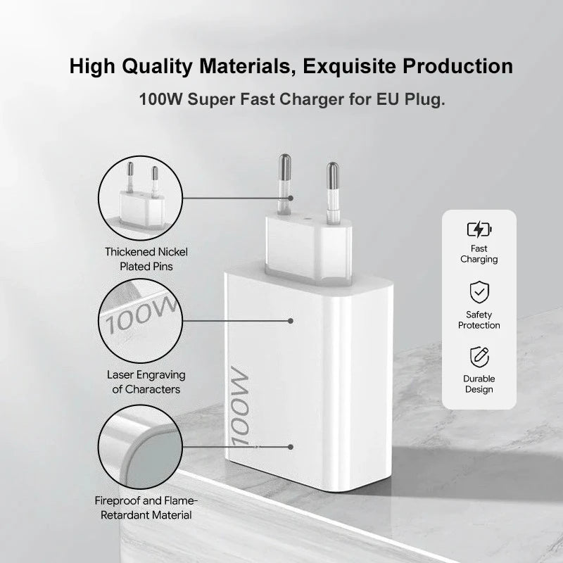 Xiaomi 100W Turbo Fast Charger with USB-C Cable