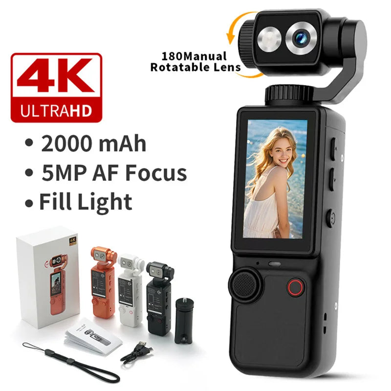 Lenovo 4K WiFi Wearable Sports Camera
